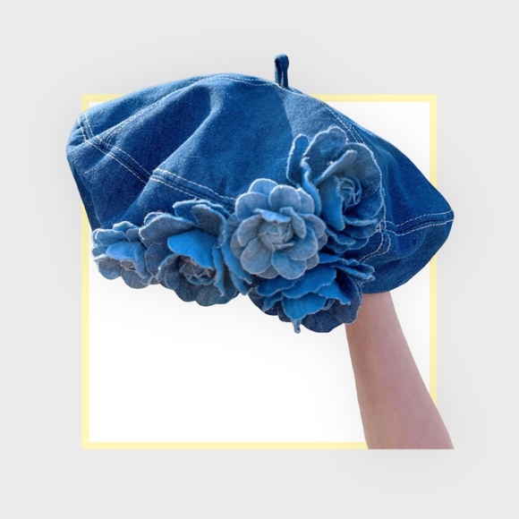 Blue Denim Beret main image 9